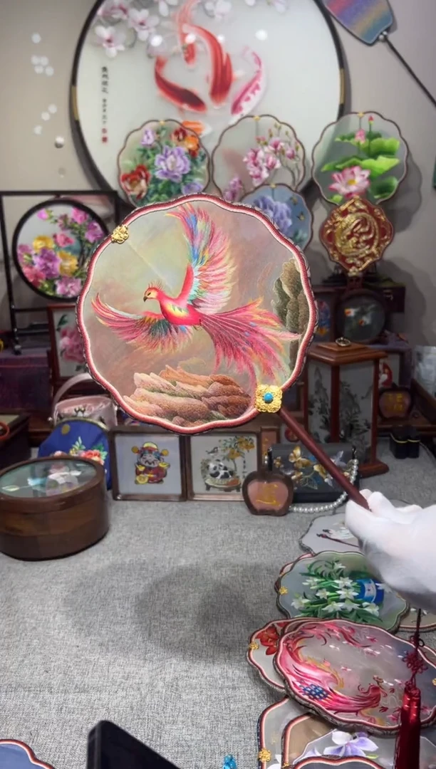 织绣纯手工苏绣双面绣