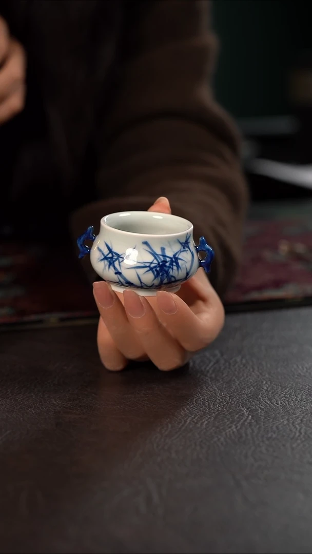 厚力煊听蓝竹影小香炉