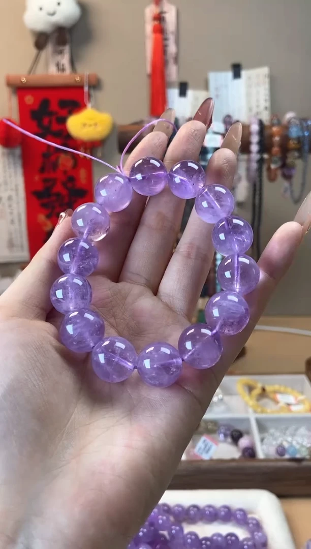 【闪购商品】水晶手链未镶嵌15m薰衣草