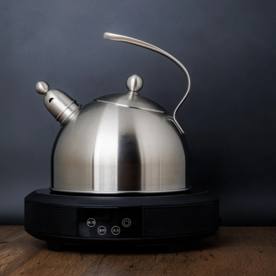 鸣笛烧水壶18-10不锈钢家用电磁炉煤气灶通用大容量2.5L