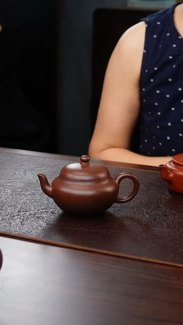 茶壶紫砂紫泥君德150cc