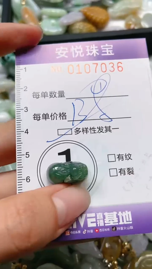 【闪购商品】翡翠颈饰未镶嵌闪购0107036多样性发其一