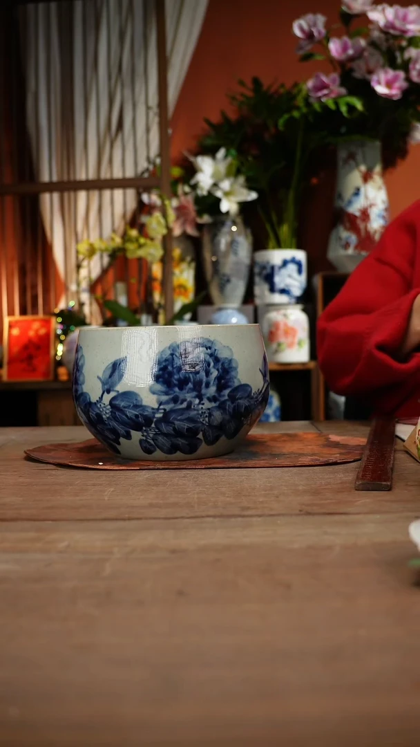 现代高温釉下彩手绘陶瓷餐具