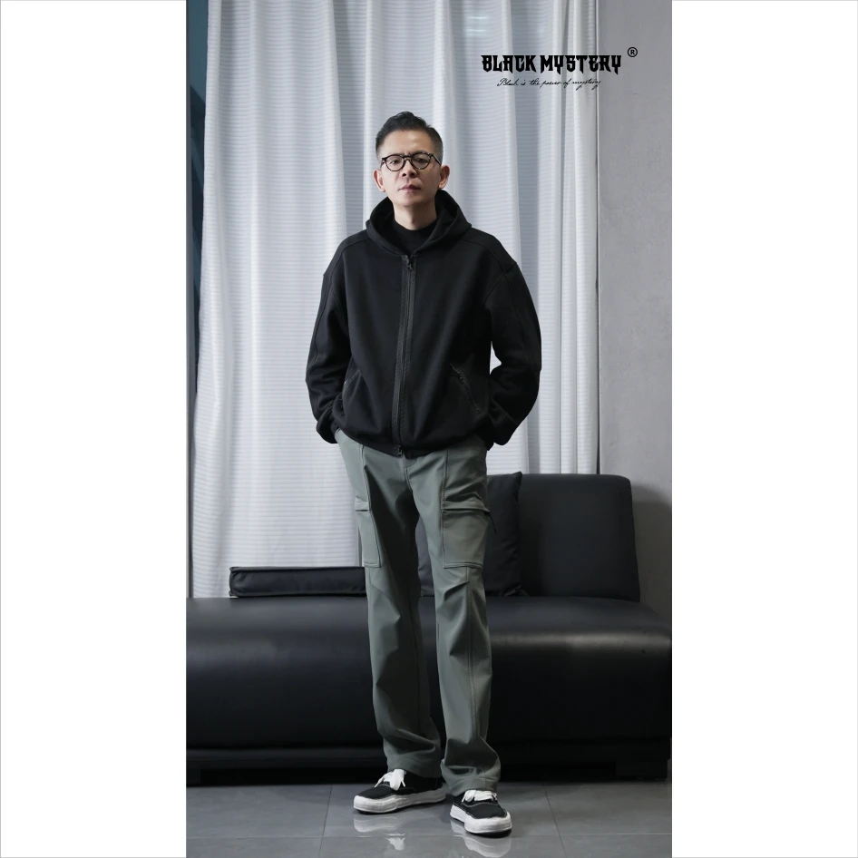 【BlackMystery】凯旋  秋冬加厚保暖防风户外直筒工装休闲裤  8751