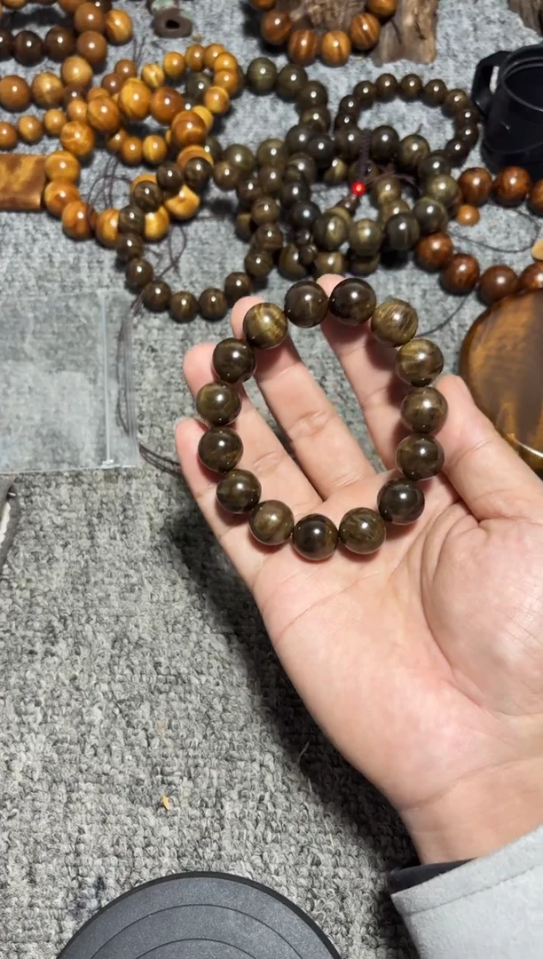 金丝楠手串/手链阴沉金丝楠1.5单圈150