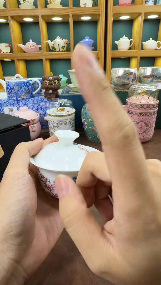 喜上眉梢一盖碗两杯（无礼盒）