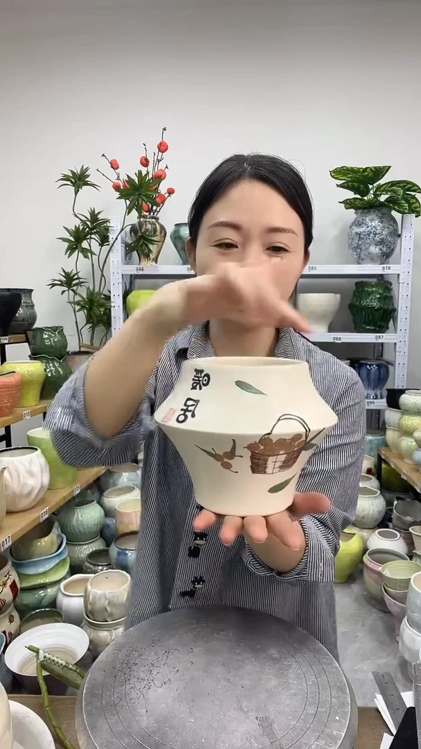 11.22陶瓷花盆直播链接高.   14   口11