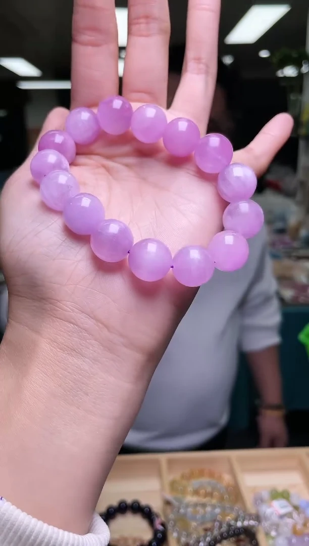 未镶嵌锂辉石手链14±/x-871【