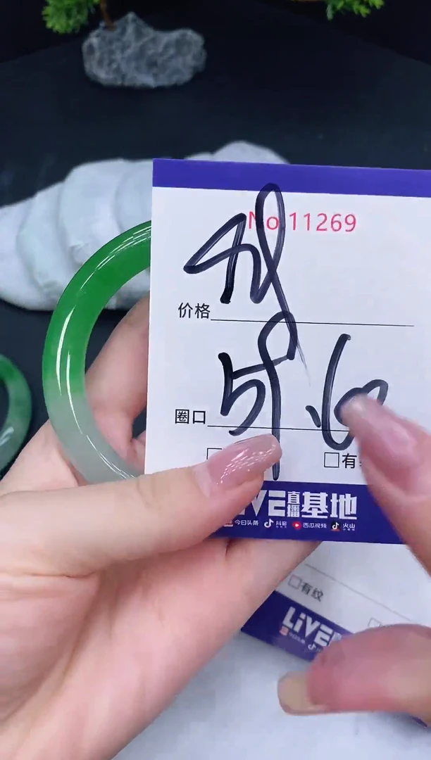 未镶嵌手镯翡翠11269