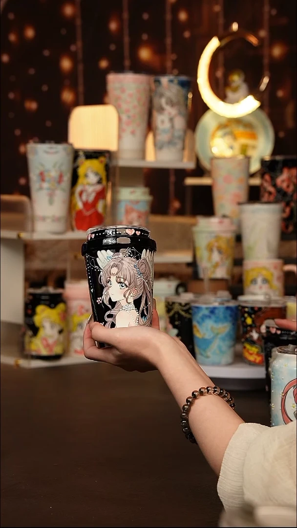 （玉泥）景德镇手工手绘文创陶瓷杯