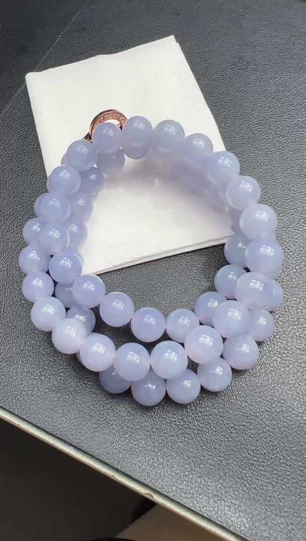 【闪购商品】翡翠颈饰未镶嵌10.5mm+翡翠珠链