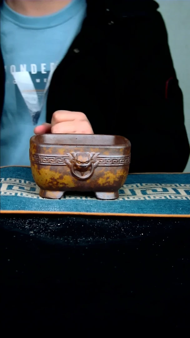 【闪购商品】紫砂花盆12.5*6内径紫砂花盆