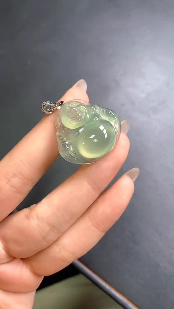 颈饰未镶嵌翡翠(配扣头多样性发其一）87