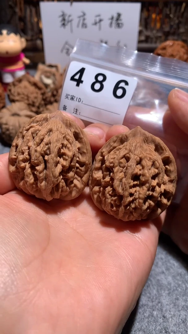 文玩核桃把件【趣玩核堂】486 号，虎头