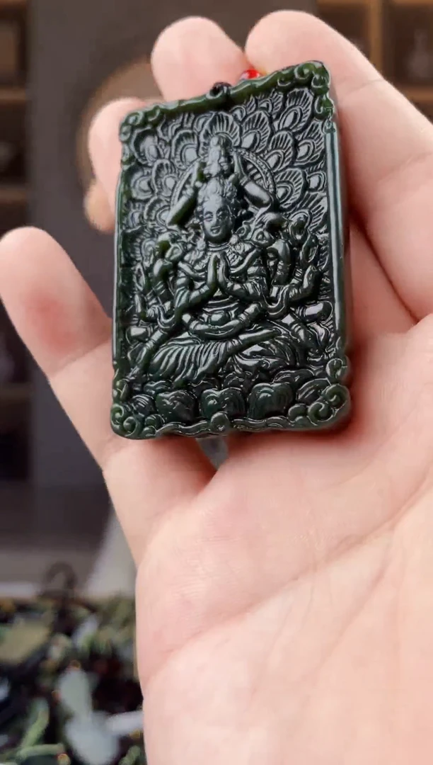 颈饰未镶嵌和田玉拍一发一，多样性发货