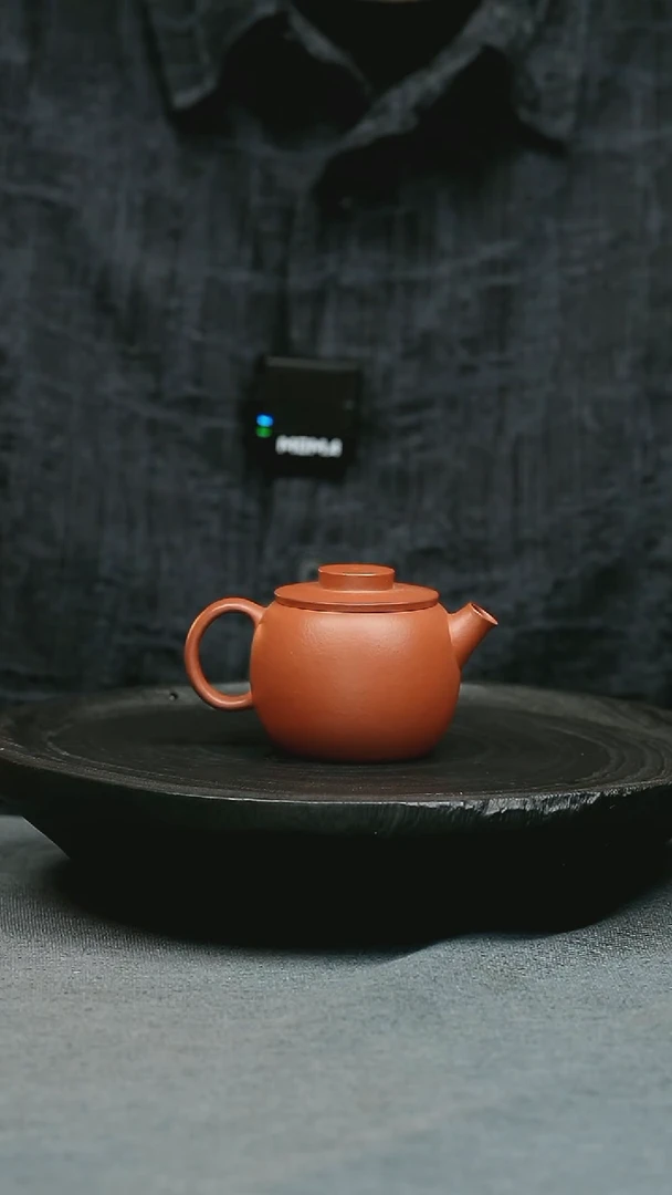 【闪购商品】紫砂茶壶五堂 金刚小方丈-朱泥