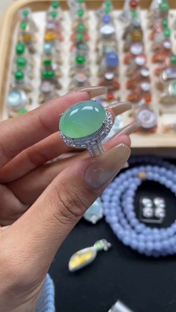 未镶嵌戒指翡翠缅甸天然a货翡翠