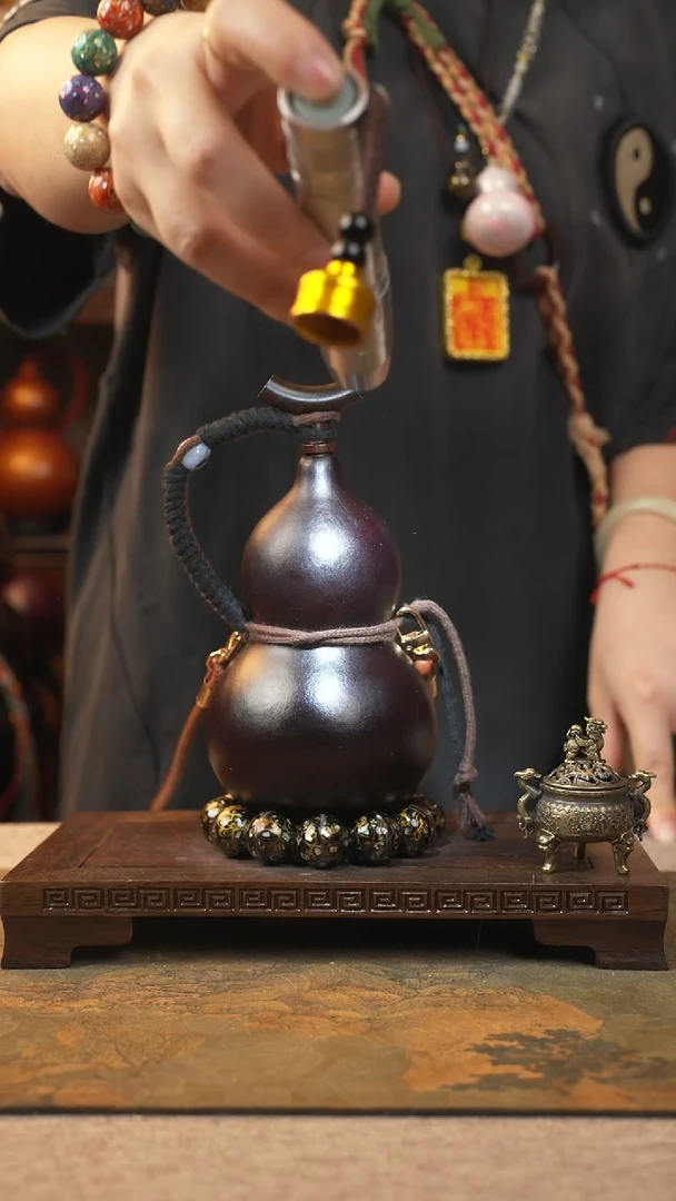 092大漆一物一拍记葫堂出品【不带手串】