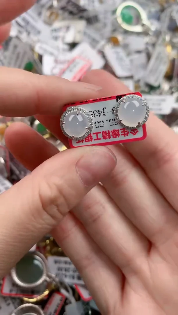 银S925镶嵌戒指翡翠1212---5