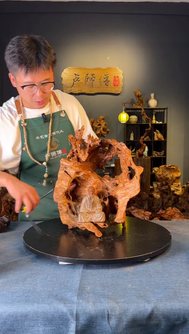 木卢师傅根艺作品（不包含人物摆件）