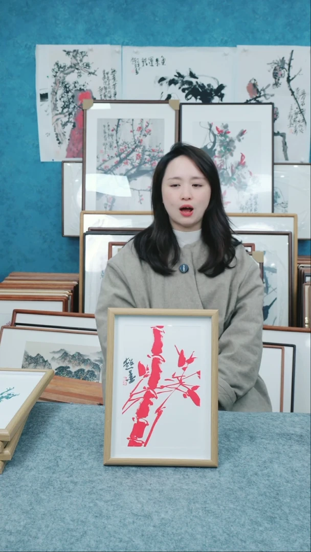 【闪购商品】国画10寸本土老师木质摆台