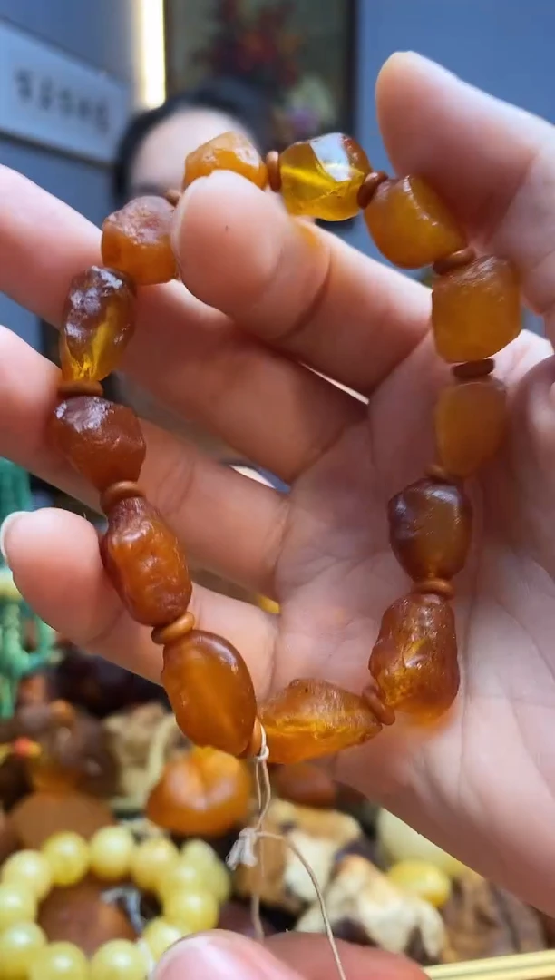 手串琥珀未镶嵌手串