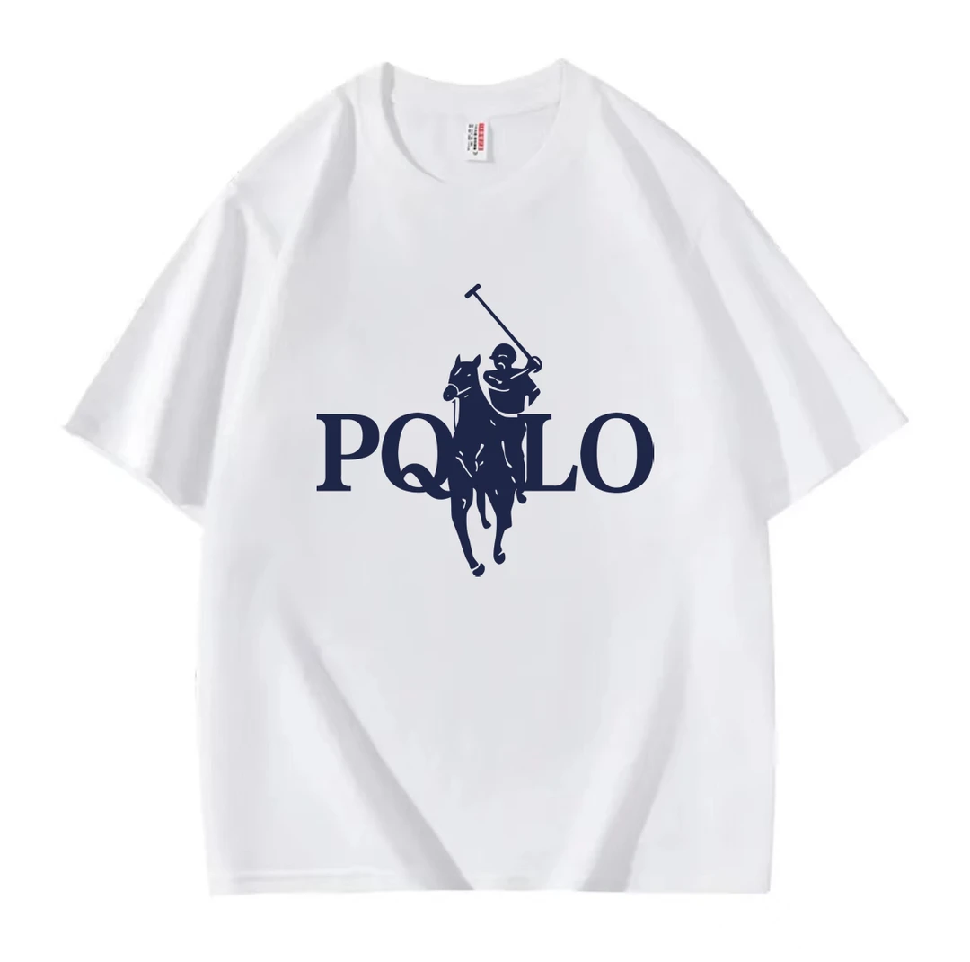 夏季时尚宽松印花潮流春夏卡通圆领设计感纯棉短袖-PO骑士