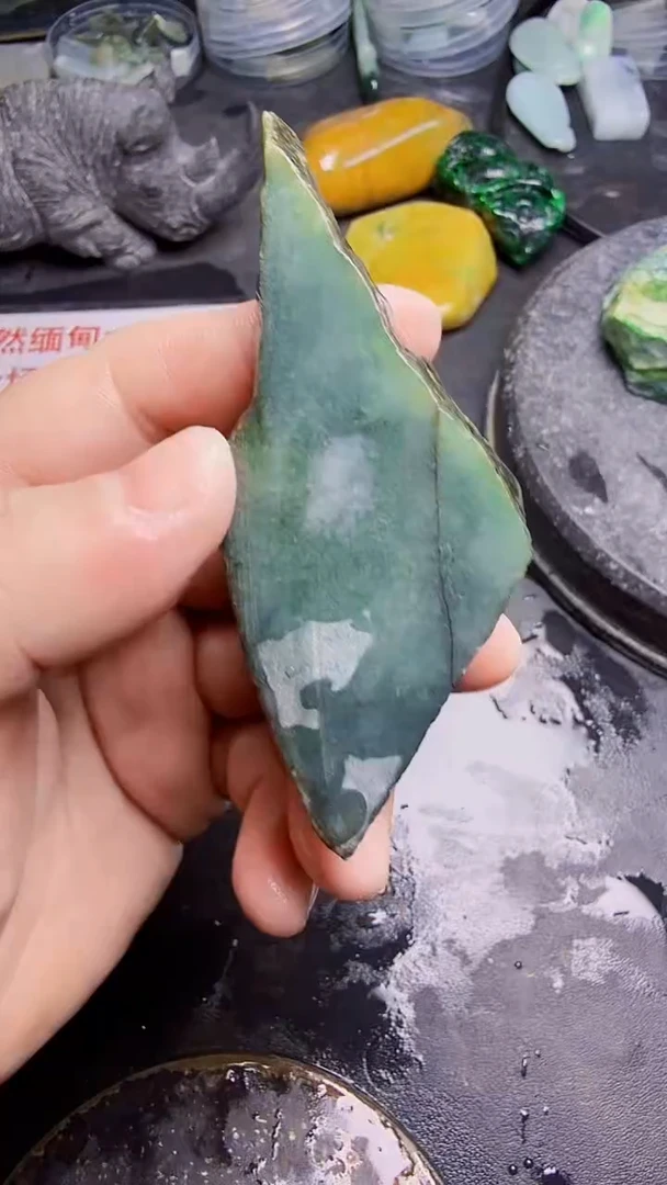 未镶嵌挂件翡翠一**刻天然翡翠114