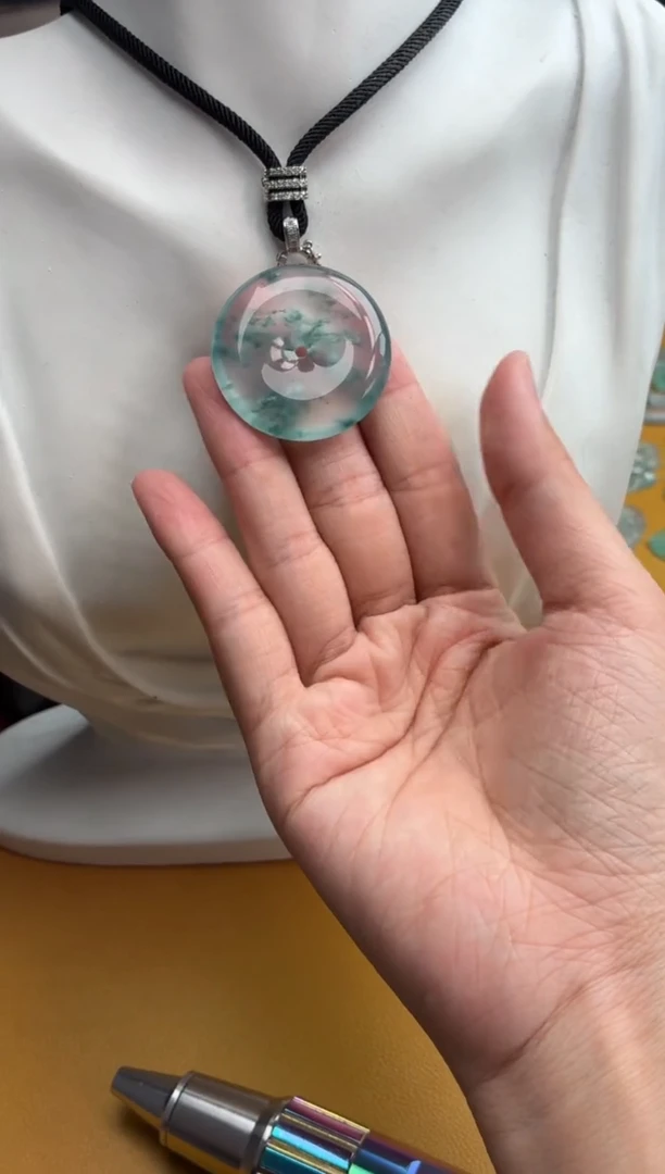 吊坠(不含链)未镶嵌翡翠51 平安扣 33.6 6.1