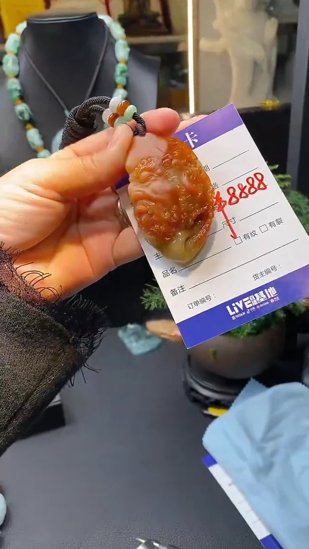 【闪购商品】翡翠颈饰未镶嵌挂件