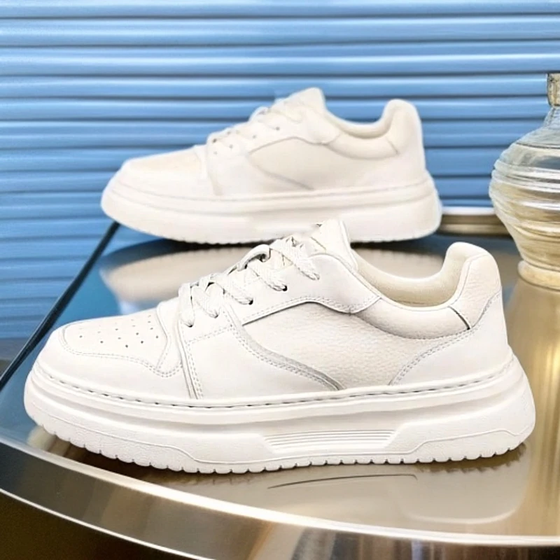 8537舒适时尚百搭洋气潮流简约男士休闲小白鞋