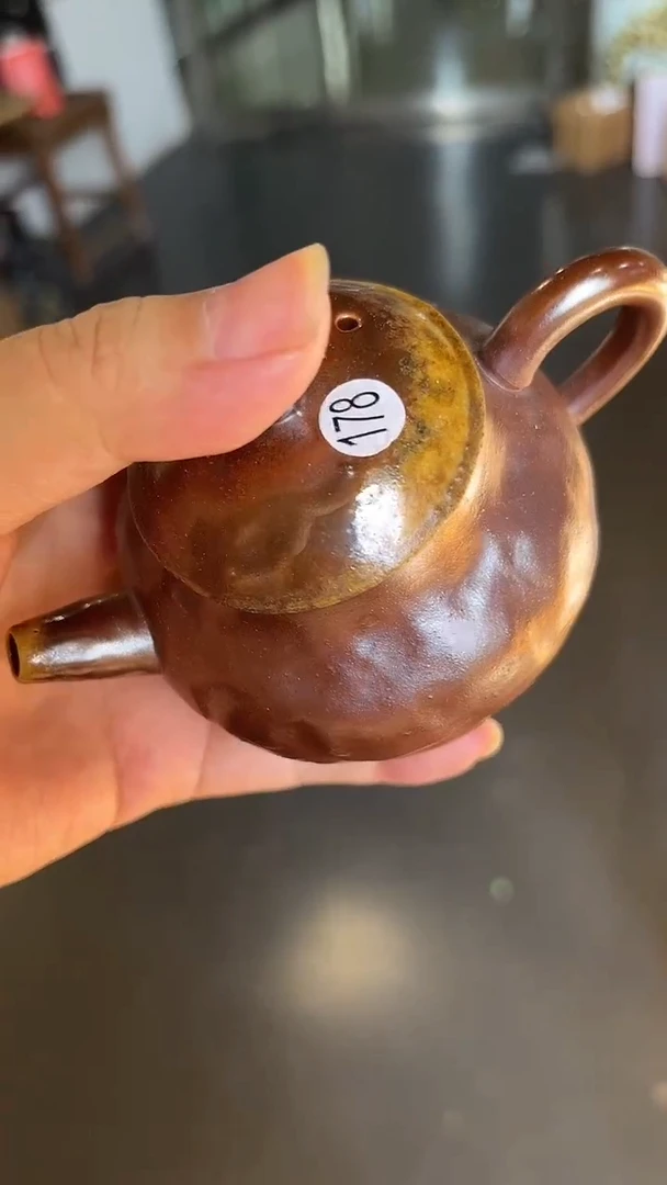 壶178号容量100-110ML陶泥 仿手工壶