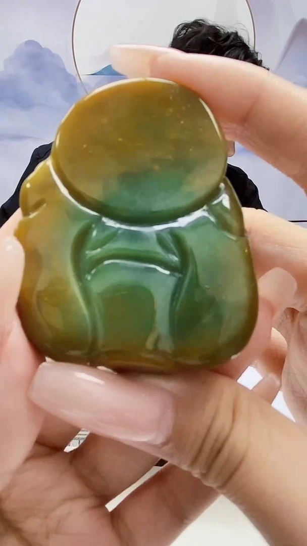 定制翡翠未镶嵌5145xx-毛货挂件167
