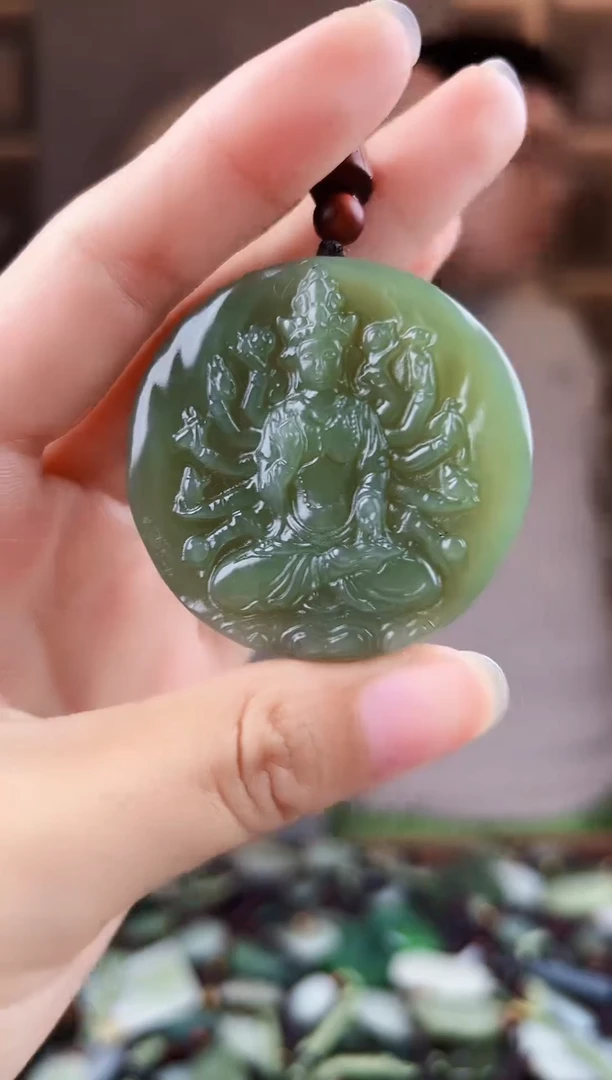 未镶嵌和田玉挂件拍一发一，多样性发货