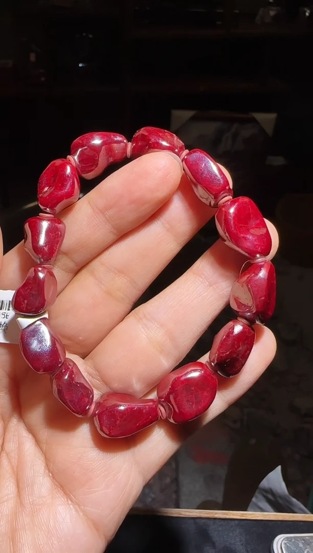 天然辰砂朱砂手链43