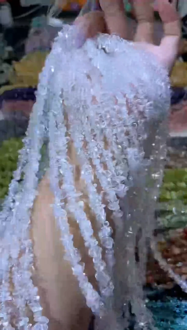 水晶珠宝半成品未镶嵌白水晶