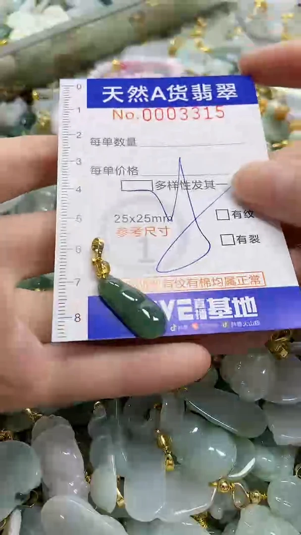 颈饰未镶嵌翡翠天然A货翡翠