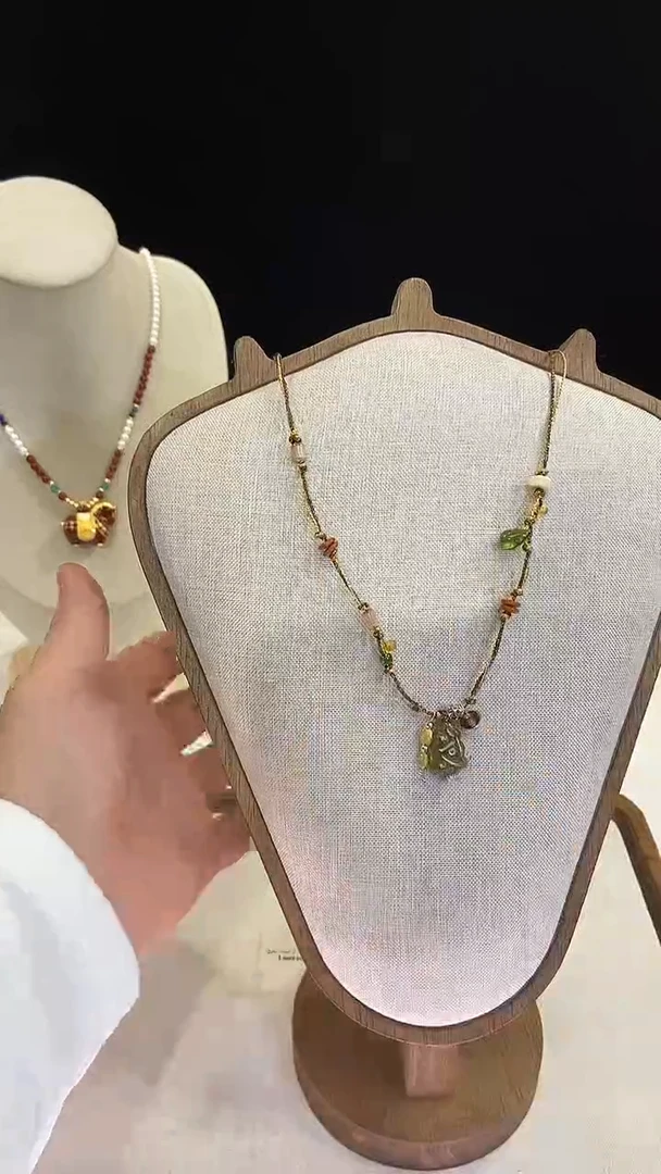 项链钛钢淡水珍珠958