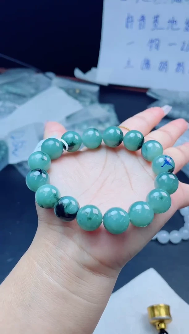 未镶嵌定制翡翠珠串
