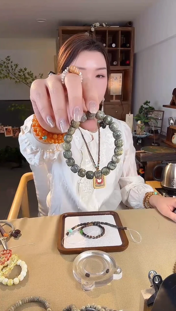 无石英石星月手串单圈2