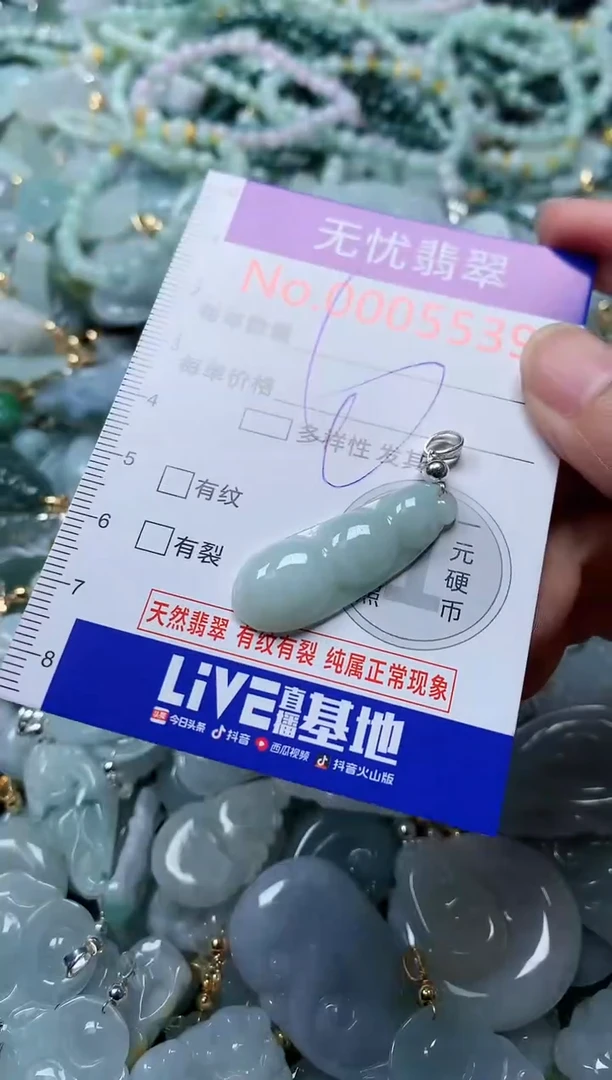 翡翠未镶嵌吊坠(不含链)5539