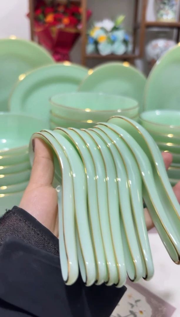 小汤勺玉瓷10个 【贝美】