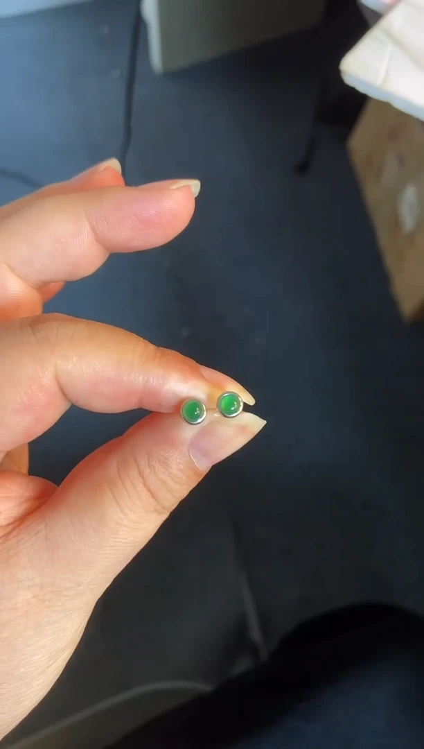 吊坠(不含链)银S925镶嵌翡翠1