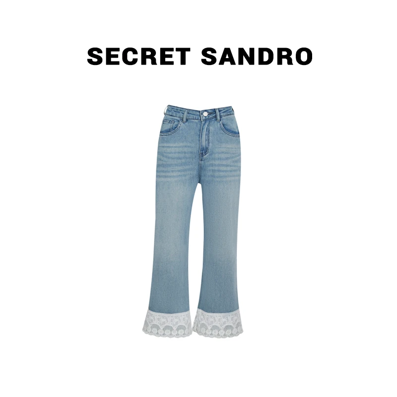 【蕾丝裤】【多娜&Secret Sandro粉丝专享】牛仔裤 N55221076N