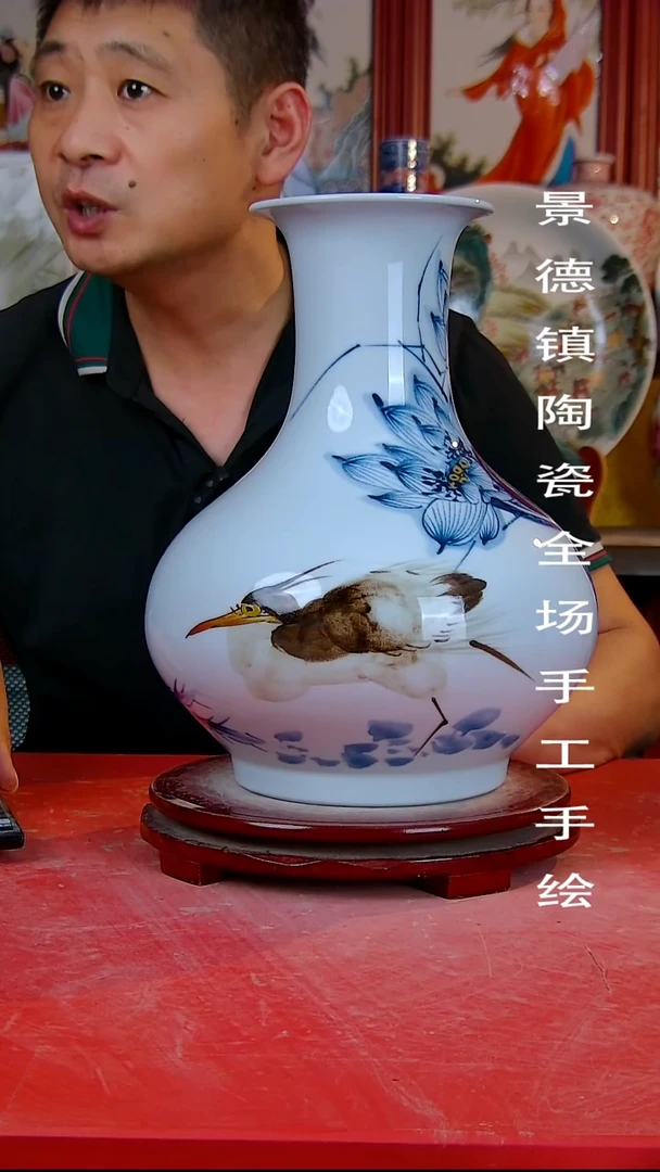 摆件景德镇陶瓷 全场手工手绘