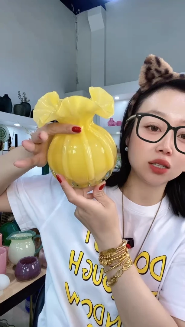 慕忆家手作琉璃花瓶