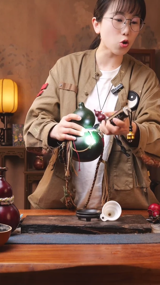 【闪购商品】161号精品大漆葫芦防腐防渗装水茶酒