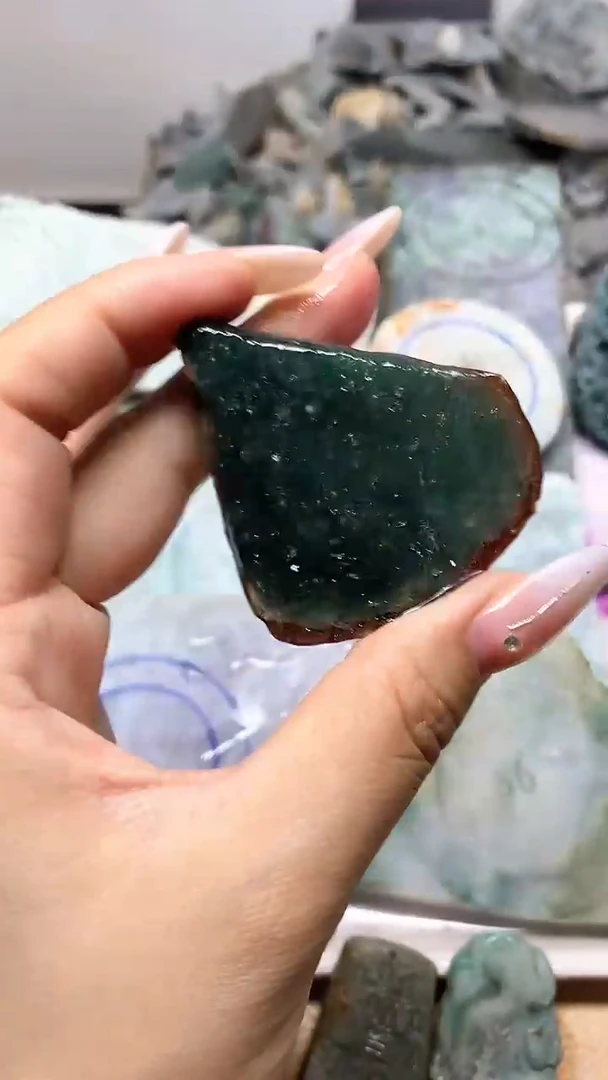 裸石翡翠天然缅甸翡翠A货10