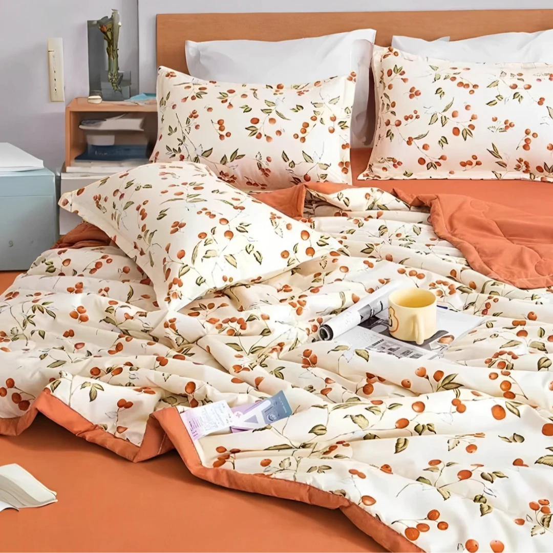 【免费试睡十五天】夏季夏凉被夹棉单被空调被可机洗吸汗透气