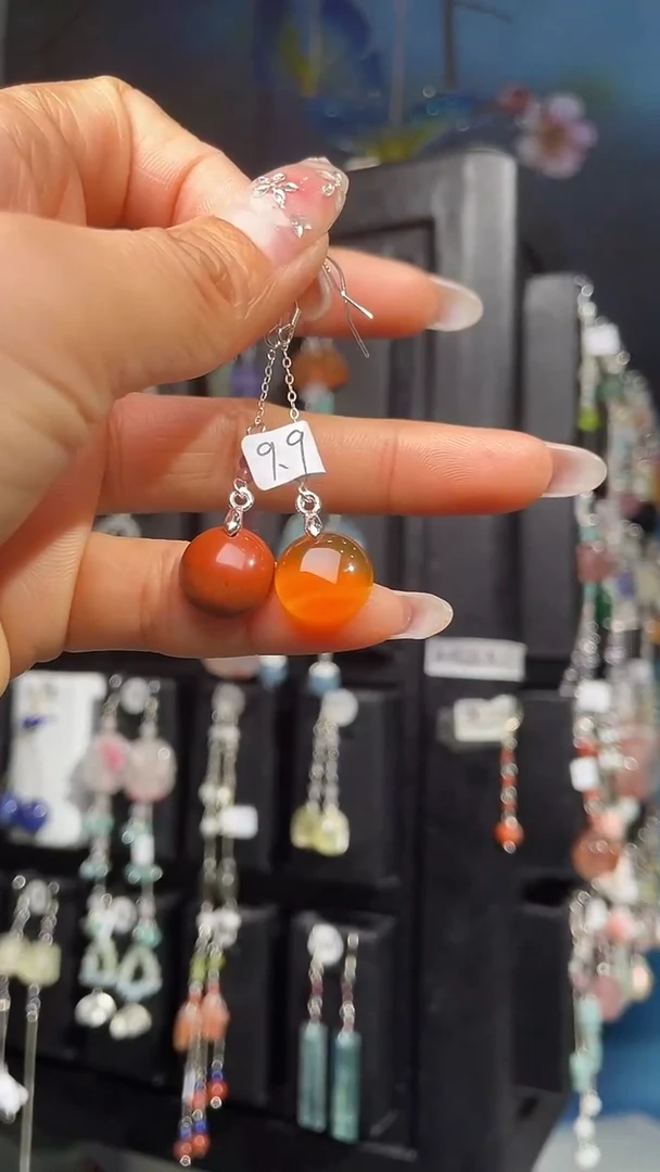 银S925镶嵌耳饰紫晶凡*！ 凡凡